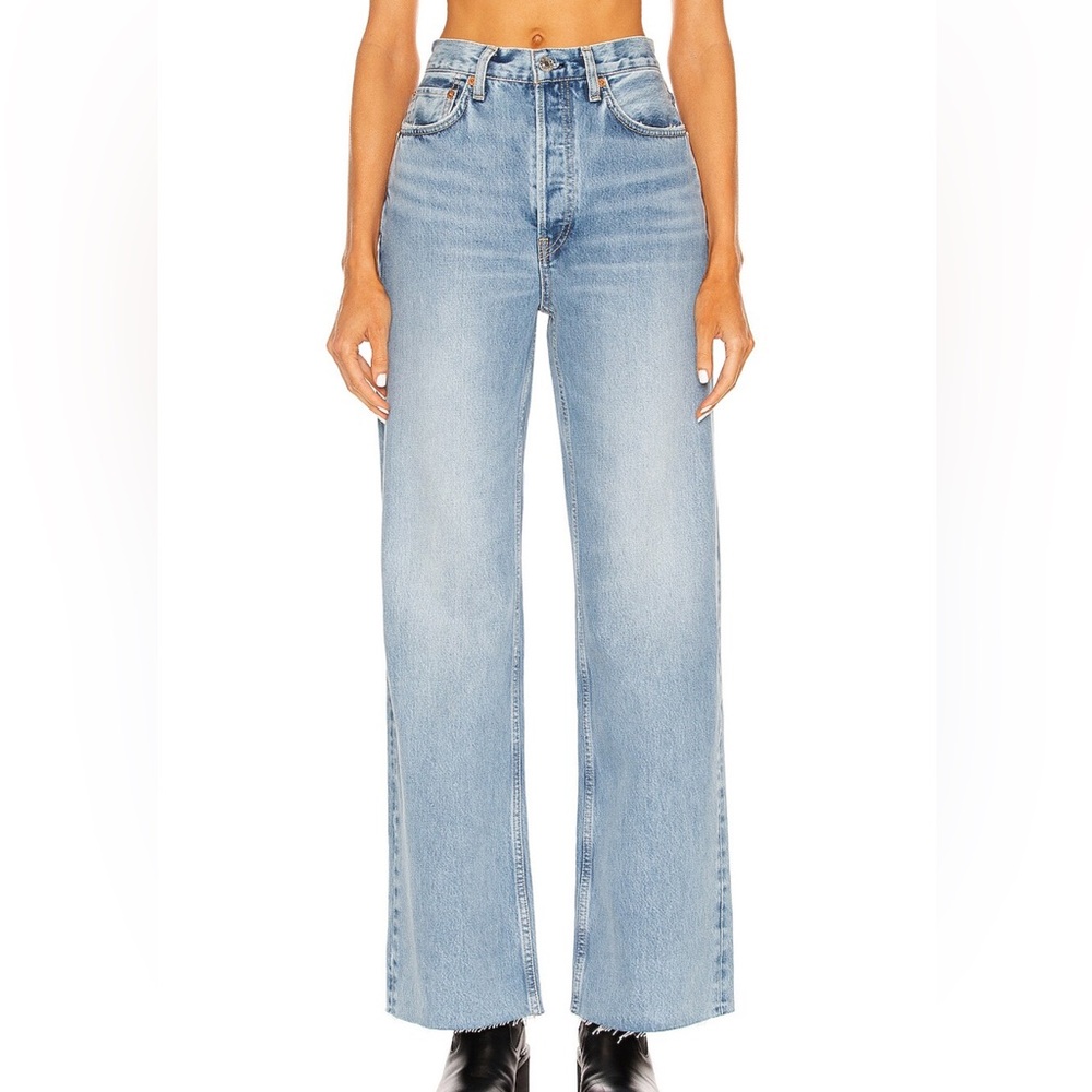 RE/DONE 70s Ultra High Rise Wide-Leg Jeans
